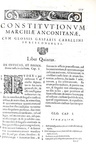 Le celebri 'Costituzioni egidiane': Egidio Albornoz - Aegidianae constitutiones - Venetiis 1588