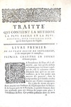 Richelieu - Traite qui contient la methode pour convertir ceux qui se sont separez de l'Eglise  1657