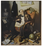 Un capolavoro del Realismo magico: Gregorio Sciltian - Il filatelico 1947 (riproduzione autografata)
