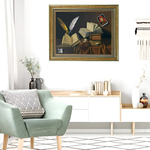 Realismo magico: Bruno Stobbione - Omaggio a van Eyck - 1988 (olio su tela - archiviato)