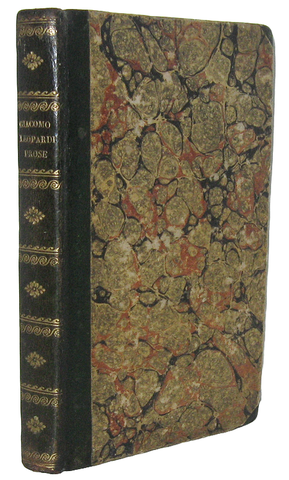 Il capolavoro in prosa di Giacomo Leopardi: Operette morali - Milano 1827 (rarissima prima edizione)