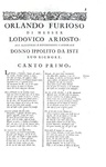 Un celebre figurato: Ludovico Ariosto - Orlando furioso e Opere - Venezia 1730 (con 52 belle tavole)