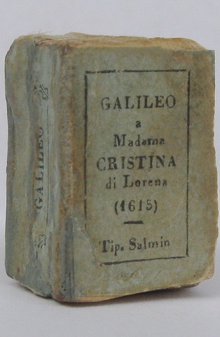 Il libro antico più piccolo del mondo: Galileo a madame Cristina di Lorena - 1896