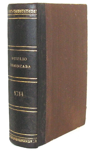 Un classico di astrologia: Rutilio Benincasa - Almanacco perpetuo - 1784 (con decine di xilografie)