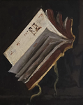 Maurice-Henri Gaudefroy - Vanitas (Memento mori) - circa 1930 (olio su tavola)