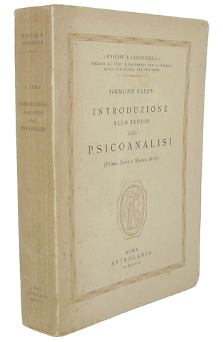 Sigmund Freud - Introduzione allo studio della psicoanalisi - Roma 1947 (prima edizione italiana)