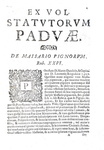 Pietro Saviolo - Camera de pegni di Padova - Eredi di Paolo Frambotto - 1672