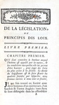 Gabriel Bonnot de Mably - De la legislation ou principes des loix - 1776 (rara prima edizione)