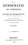 Alexis de Tocqueville - De la démocratie en Amérique - 1835 (rara seconda edizione)