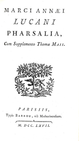 Lucanus - Pharsalia, cum supplemento Thomę Maii - Parisiis, Barbou 1767 (bella legatura coeva) Lucanus - Pharsalia, cum supplemento Thomę Maii - Parisiis, Barbou 1767 (bella legatura coeva)
