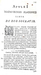 Apuleius - Opera omnia (Metamorphoseon libri XI sive Asinus aureus) - Lugduni Batavorum 1623