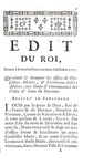 Codificazione in Francia: Code municipal ou le recueil des principaux edits - A Grenoble1760