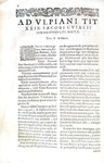 Umanesimo giuridico: Jacobus Cuiacius - Commentarii in iuris iustinianaei libros elementares - 1610