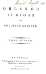 Ludovico Ariosto - Orlando furioso - Parigi 1795 (bellissima legatura - con 92 belle tavole in rame)