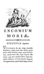 L'Elogio della follia di Erasmo: Moriae enkomion: stultitiae laudatio - 1765 (bellissima legatura)