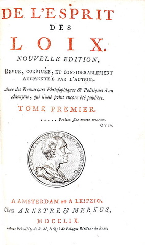 Montesqueu - De l?esprit des loix (& Defense) - Amsterdam 1759 (con 2 belle carte geografiche)