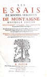 Un capolavoro del Cinquecento: Michel de Montaigne - Les Essais - 1657 (rara edizione in folio)