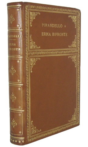 Luigi Pirandello - Erma Bifronte. Novelle - Treves 1906 (prima edizione - splendida legatura coeva)