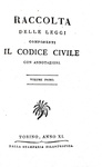 Code civil des francais. Edition originale - Paris 1804 (prima edizione - con un raro supplemento) Code civil des francais. Edition originale - Paris 1804 (prima edizione - con un raro supplemento)