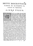 Saraina - Le historie e fatti de' Veronesi - Dell'origine et ampiezza della citt di Verona - 1586