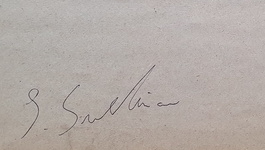 Un capolavoro del Realismo magico: Gregorio Sciltian - Il filatelico 1947 (riproduzione autografata)