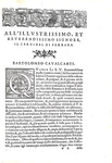 Bartolomeo Cavalcanti - La retorica, divisa in sette libri - Pesaro 1559 (rara terza edizione)