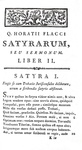 L'opera di Orazio in una bella edizione Barbou: Horatius - Carmina (Satyrarum, Epistolae...) - 1775
