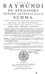 Un capolavoro del diritto comune: Raimondo di Penyafort - Summa de casibus - Lugduni 1718 (in folio)