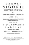 L'opera del grande storiografo modenese Carlo Sigonio: Opera omnia - Milano 1732-37 (sette volumi) L'opera del grande storiografo modenese Carlo Sigonio: Opera omnia - Milano 1732-37 (sette volumi)
