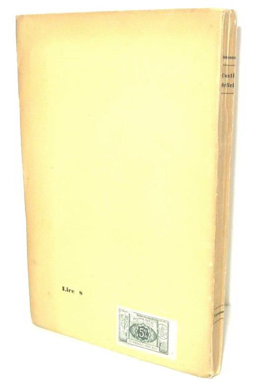 Dino Campana Canti Orfici ed altre Liriche Firenze, Vallecchi 1928 (rara seconda edizione)