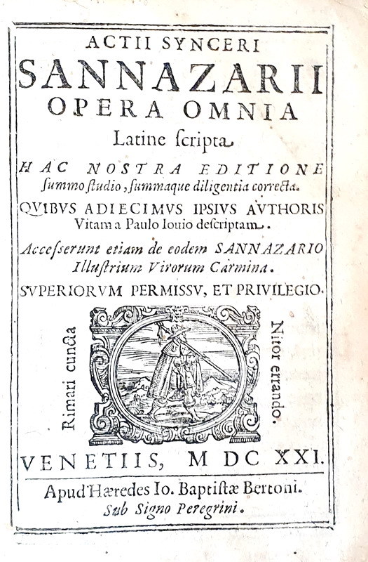 Jacopo Sannazaro - Opera omnia latine scripta - Venezia 1621
