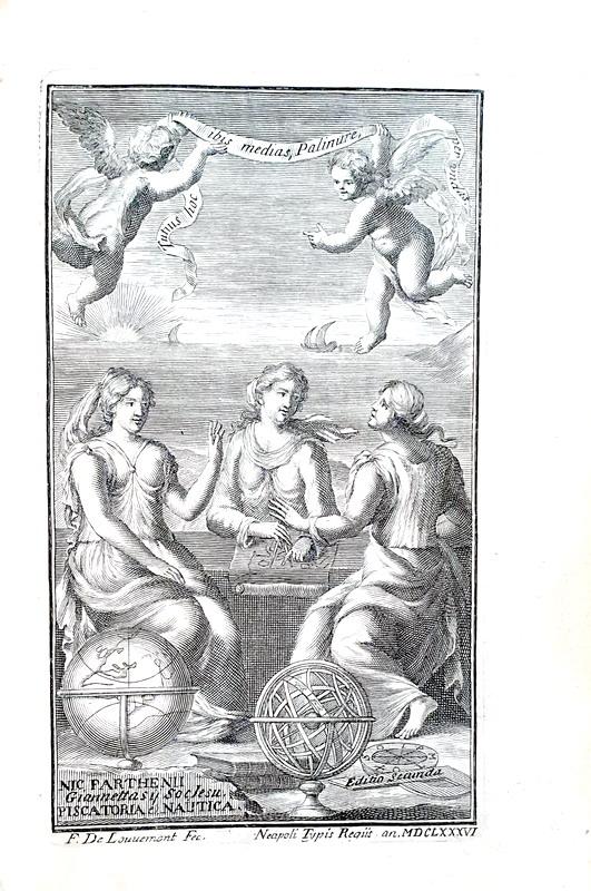 Pesca  e nautica nella poesia: Giannettasio - Piscatoria et nautica - 1686 (11 belle tavole in rame)