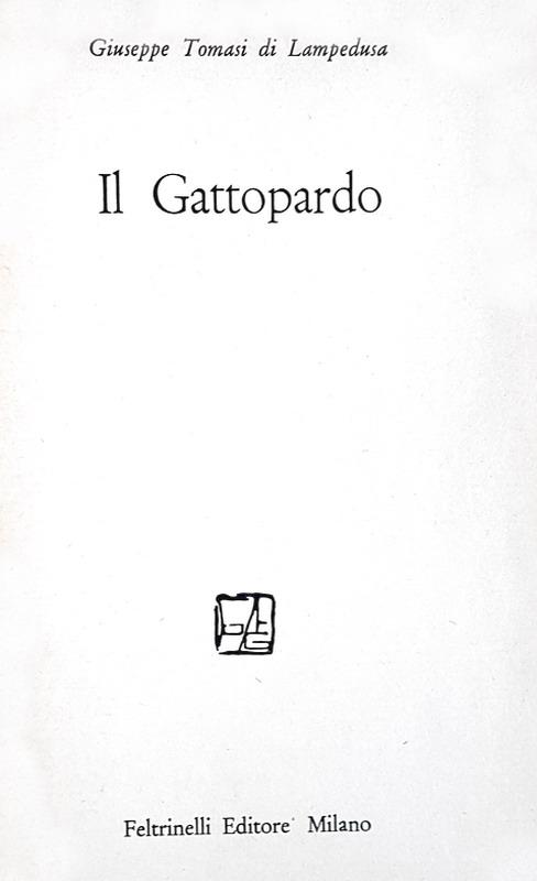 Giuseppe Tomasi di Lampedusa - Il Gattopardo - 1958 (rara prima edizione con segnalibro editoriale)