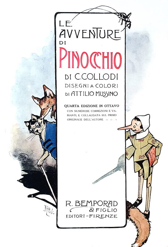 Carlo Collodi - Le avventure di Pinocchio - 1927 (edizione di lusso con le illustrazioni di Mussino)