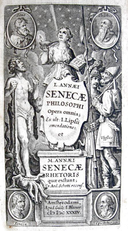 Un celebre classico latino: Seneca - Opera omnia - Amsterdam, Blaeu 1634