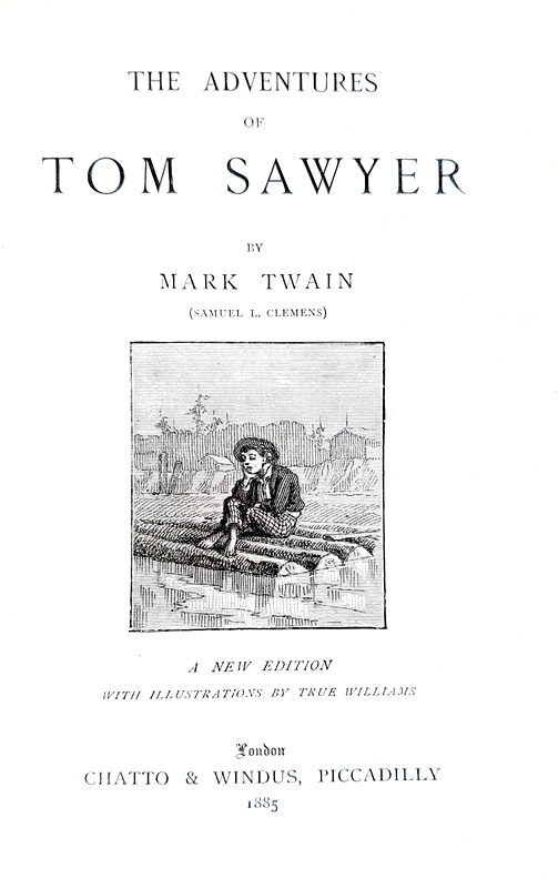 Un classico americano: Mark Twain - The Adventures of Tom Sawyer - 1885 (disegni di True Williams)