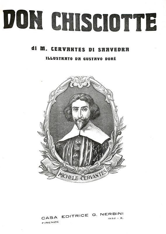 Cervantes - Don Chisciotte illustrato da Dor - 1932 (decine di illustrazioni e bellissima legatura)