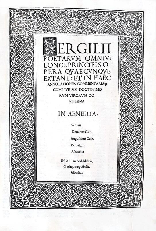 Una magnifica e rara edizione di inizio Cinquecento: Virgilio - Opera omnia - Venezia, Paganini 1515