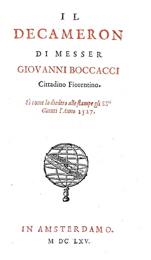 Una celebre edizione elzeviriana: Giovanni Boccaccio - Il Decameron - 1665 (rara prima emissione) Una celebre edizione elzeviriana: Giovanni Boccaccio - Il Decameron - 1665 (rara prima emissione)