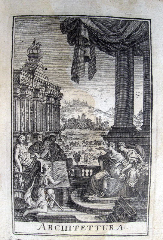 L'Architettura generale di Vitruvio ridotta in compendio dal Sig. Perrault - Venezia 1747
