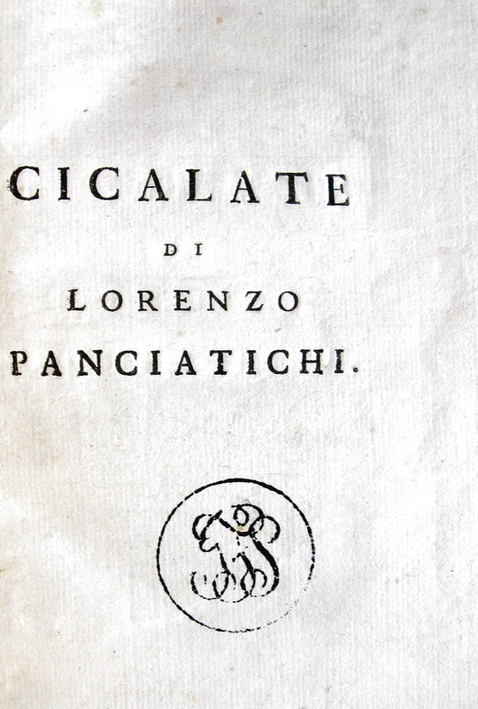 Lorenzo Pianciatichi - Cicalate e Scherzi Poetici - 1729-30