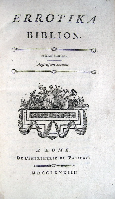 Mirabeau - Errotika biblion - 1783