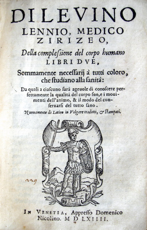 Levinus Lemnius - De gli occulti miracoli - Venezia 1567 Levinus Lemnius - De gli occulti miracoli - Venezia 1567