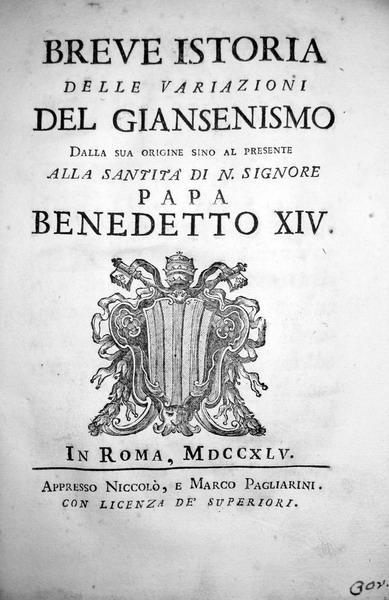 Albani - Istoria delle variazioni del giansenismo