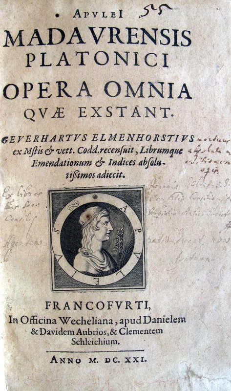 Apuleius - Opera omnia quae exstant - Frankfurt 1621