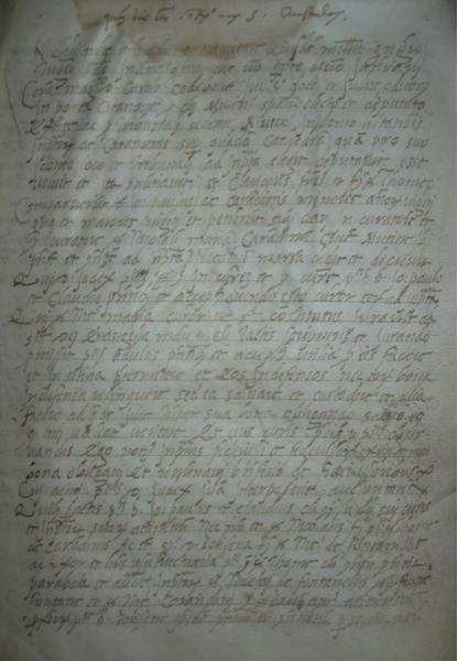 Atto notarile modenese del 1522