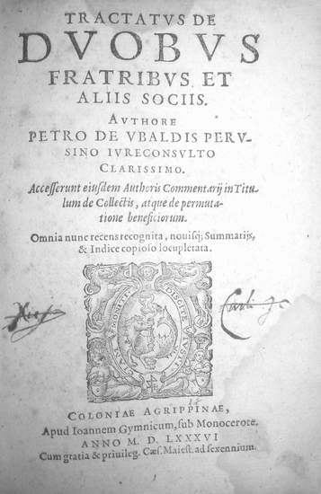 Baldo degli Ubaldi Baldo degli Ubaldi