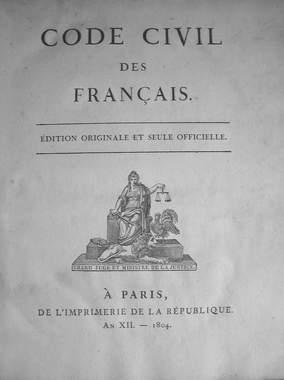 Code civil 1804
