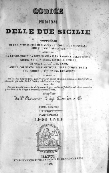 Codice per lo regno delle Due Sicilie - 1849