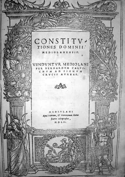 Constitutiones dominii Mediolanensis